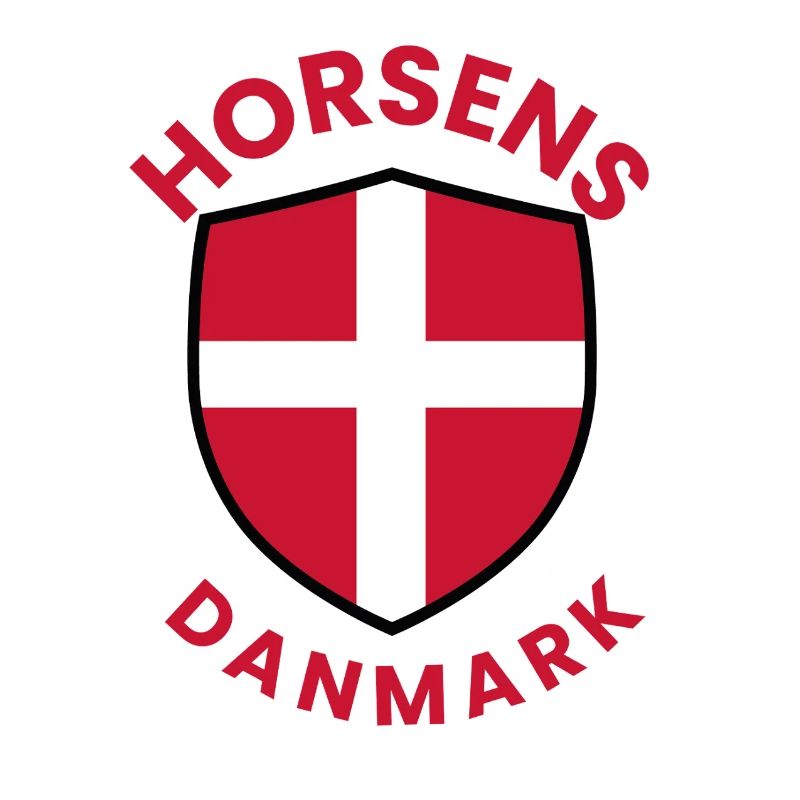 Horsens-Schild mit Dannebrog