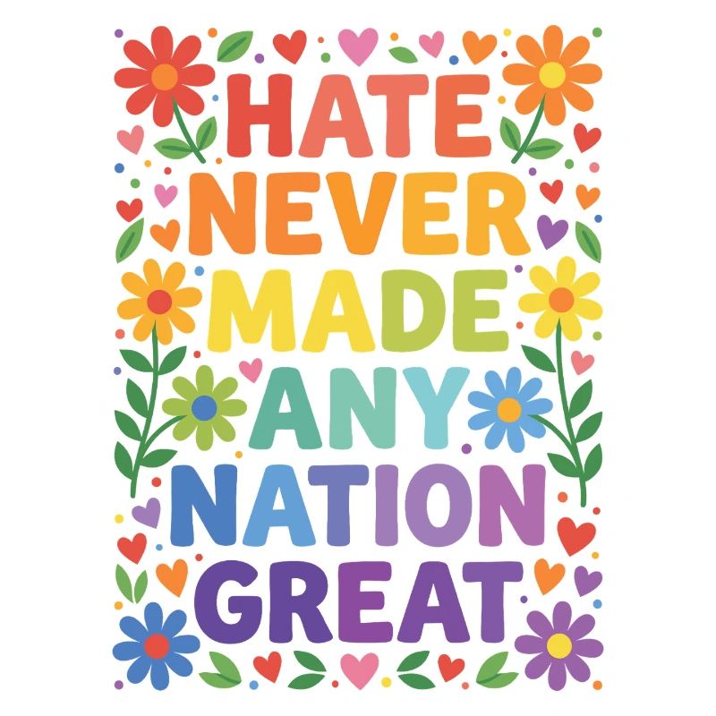 LGBTQ Pride Month/Hate Never Made Any Nation Great