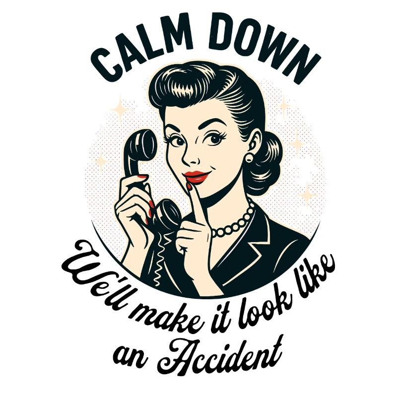 Calm Down, we'll make it look like an accident