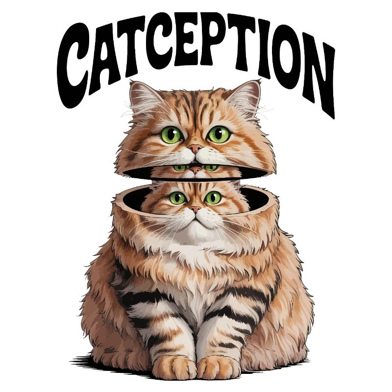 Split Cat Duo Portrait