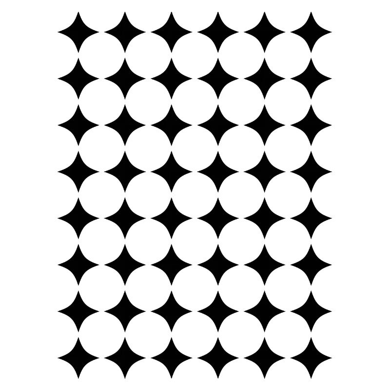 geometric circles pattern grid