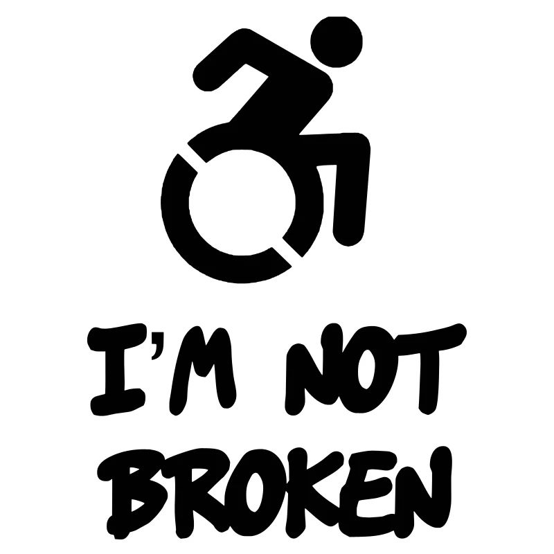 A wheelchair user is not broken *