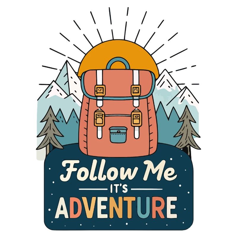 Hiking and mountain adventure backpack