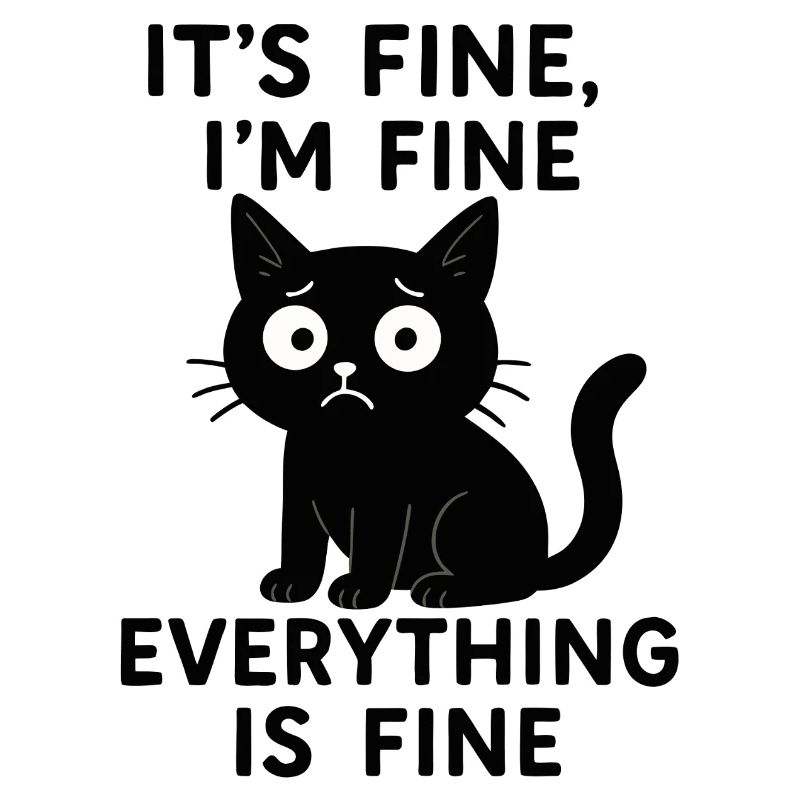 Cat Memes Everything Is Okay Funny Cat
