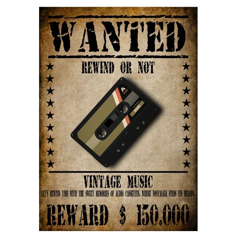 WANTED CASSETTE AUDIO