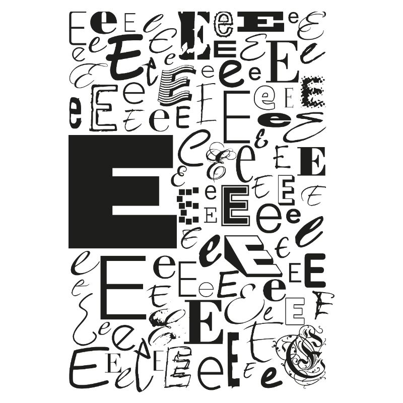 Typo E – Letter Design for Font Lovers