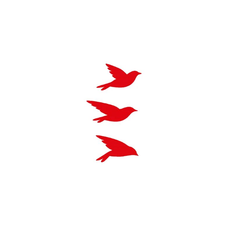 Oiseaux rouges