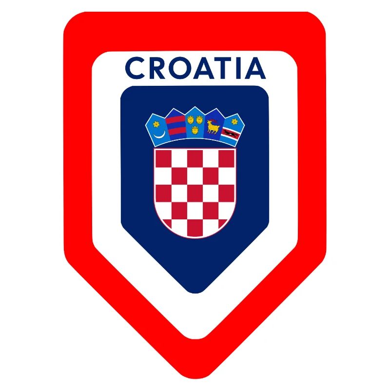 Kroatisches Wappen Emblem