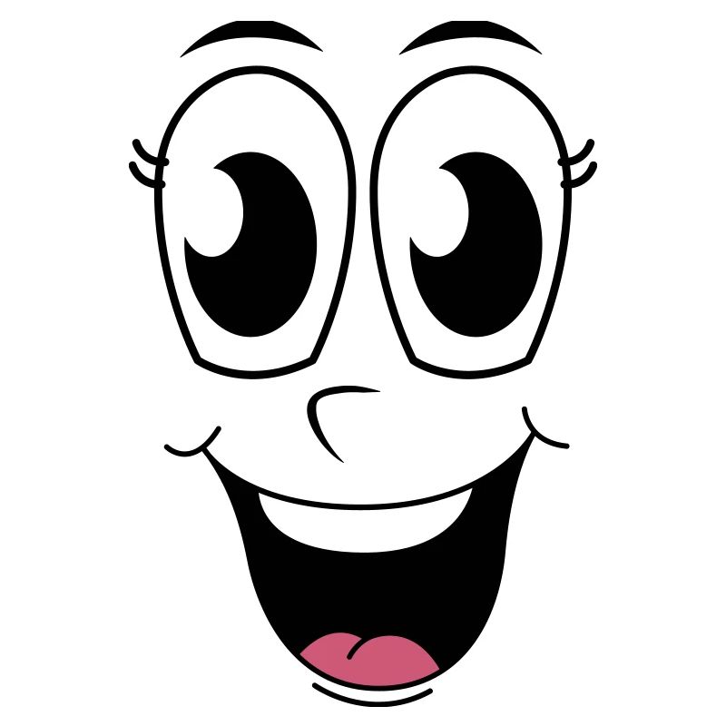 Visage heureux