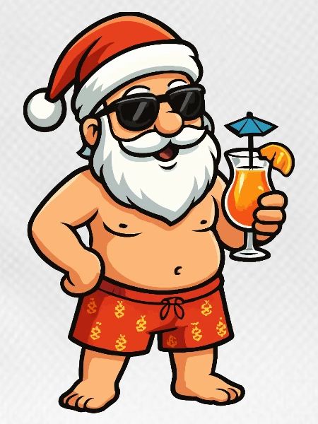 Beach Santa Cocktail