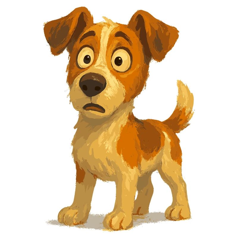 Jack Russell Terrier émerveillé