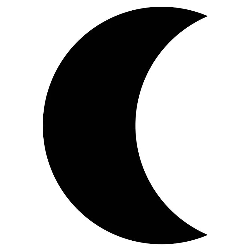 Crescent moon