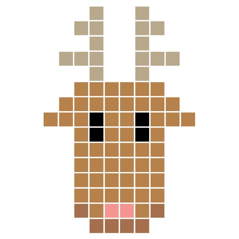 pixel reindeer