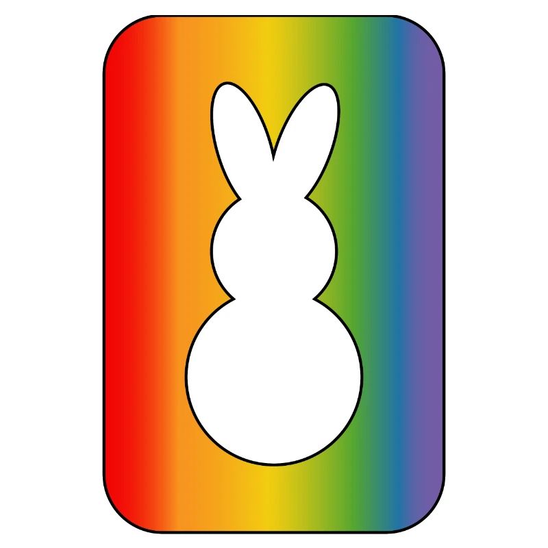 Rainbow rabbit