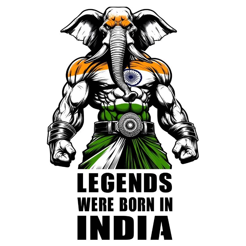 India elephant legends design