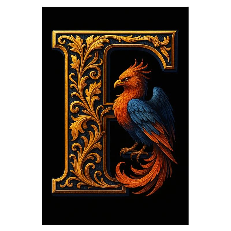 F – Magic Ornament with Phoenix