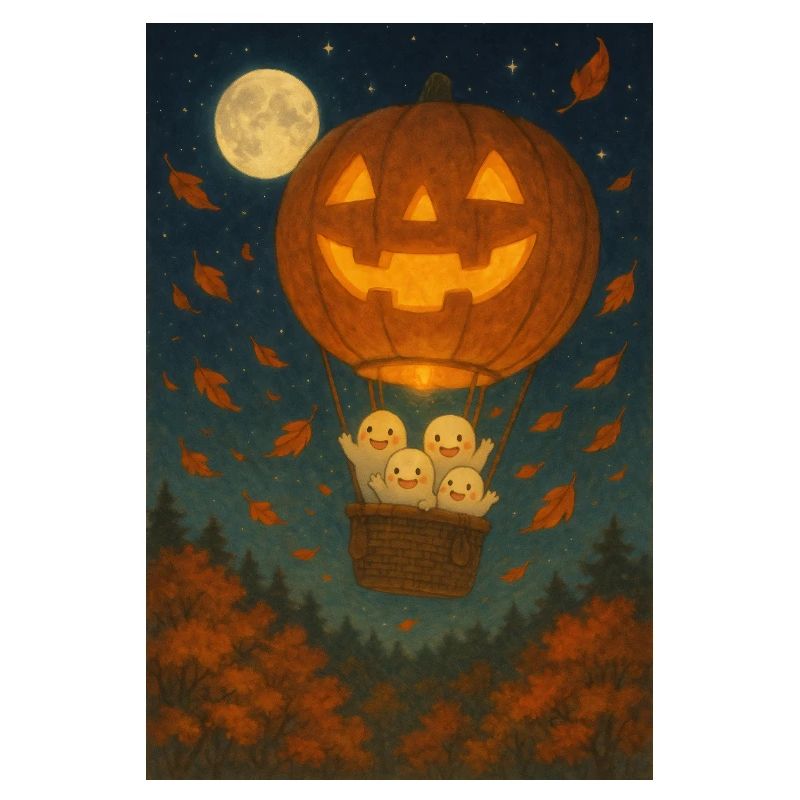 Pumpkin Halloween Ghosts