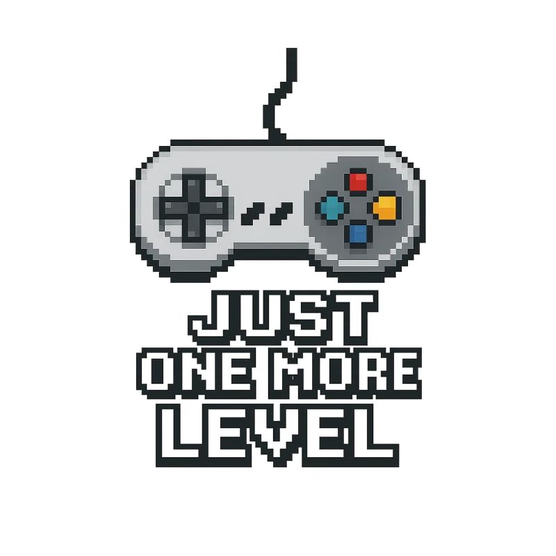 Pixel Neon Game Controller Design