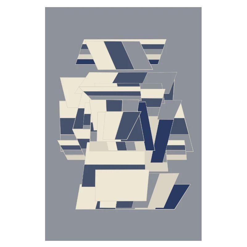 Robot guerrier bleu