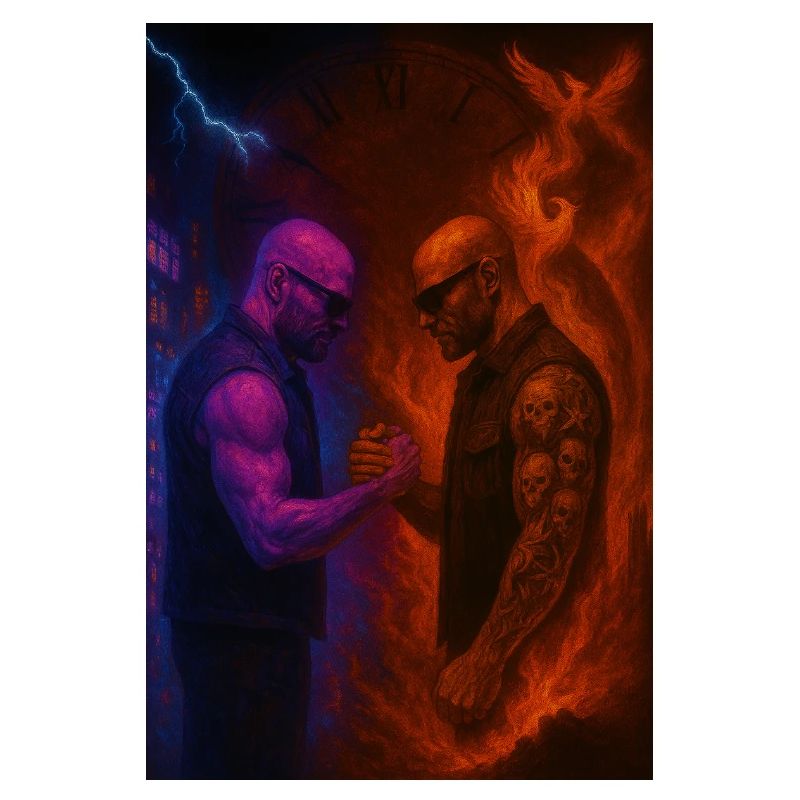 Feuer gegen Eis Duell der Elemente