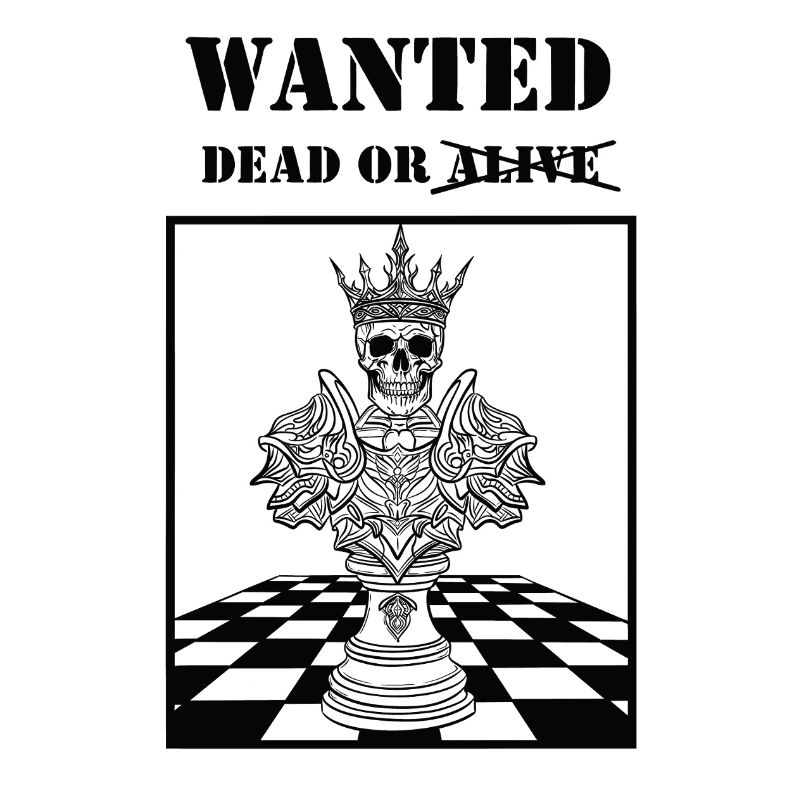 King on chessboard wanted