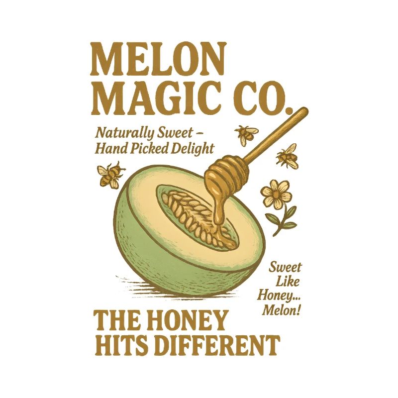 Honey Melon Bees Summer