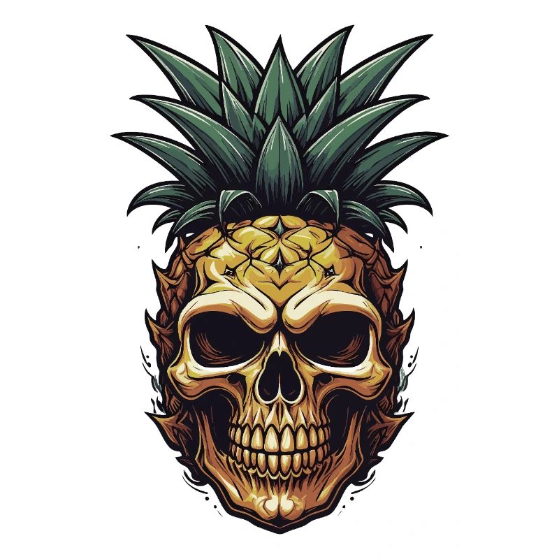 Crâne d’ananas tropical