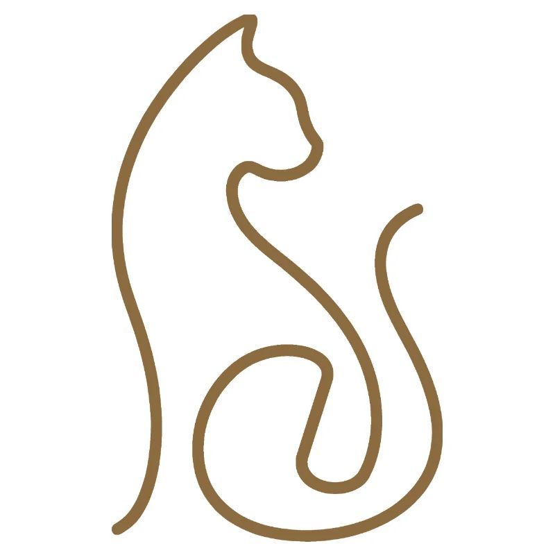 Katze Linienkunst Katzen Design