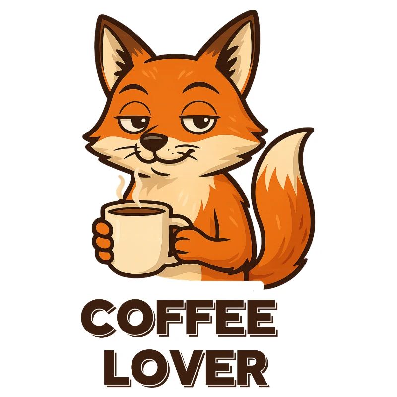 Kaffeeliebender Fuchs