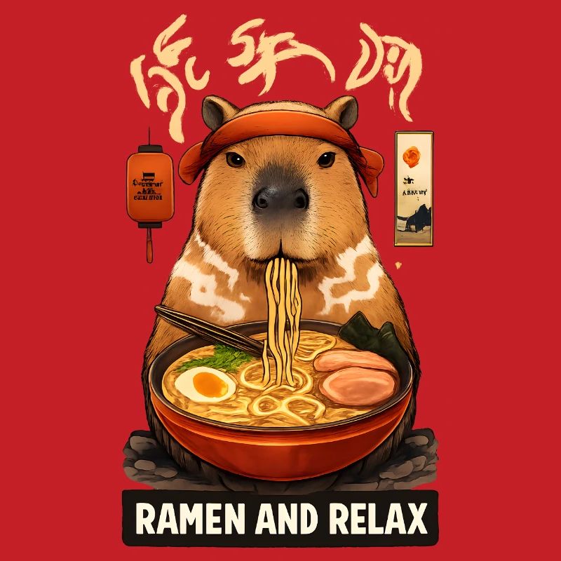 Capybara Ramen and Relax