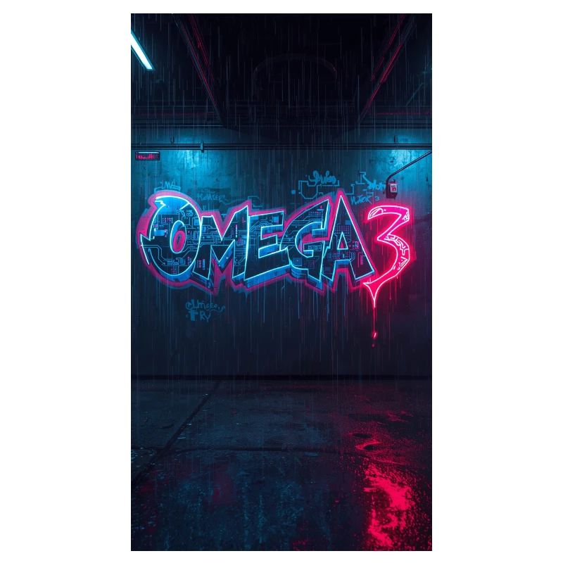 Omega3 Neon Graffiti