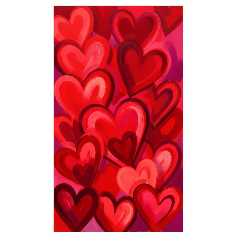 Hearts Pattern Heart Red Hearts