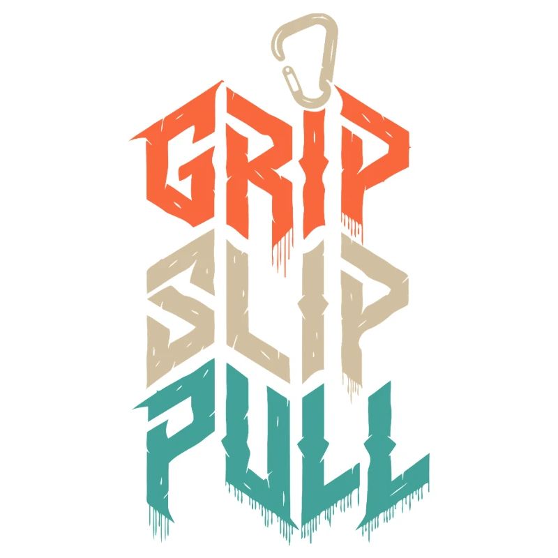 Grip Slip Pull Climbing Grunge