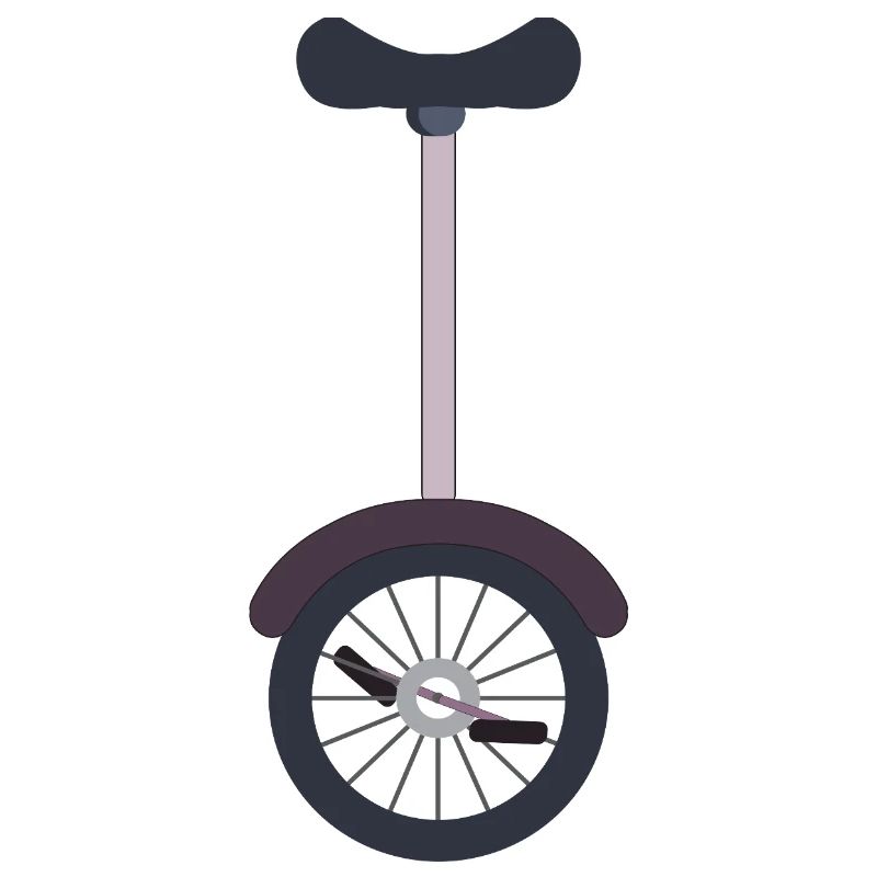 Einrad Einradfahrer