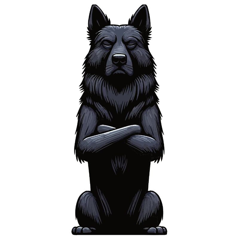 Schwarzer Schäferhund Schäferhundbesitzer 