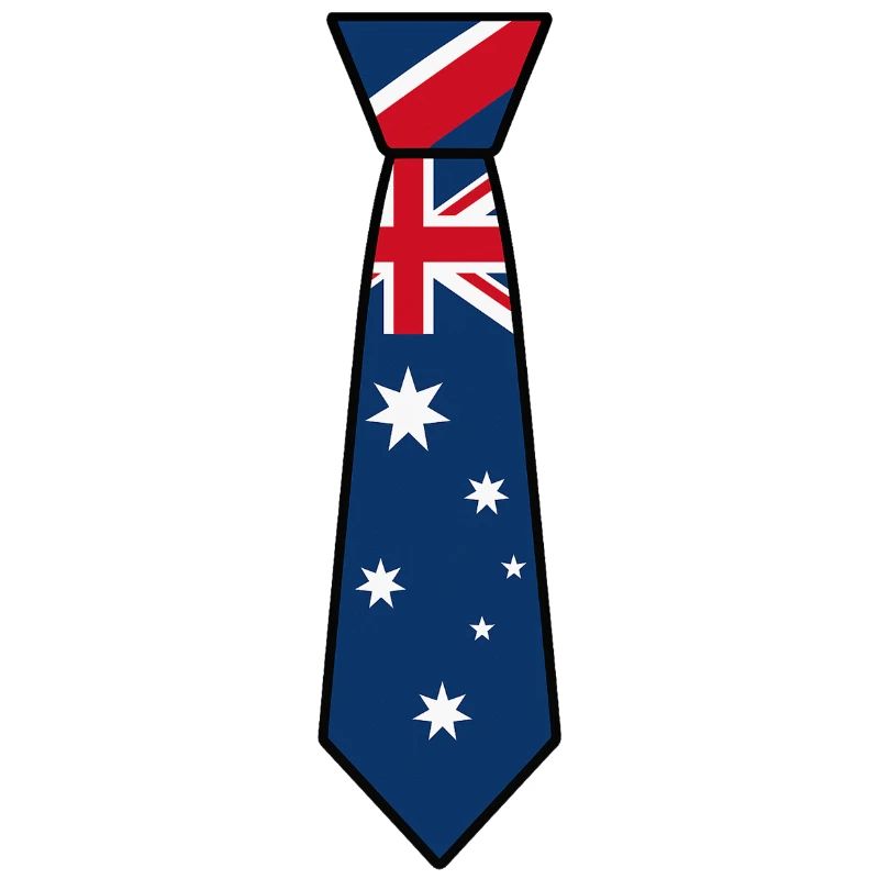 Cravate Australie – Conception du drapeau