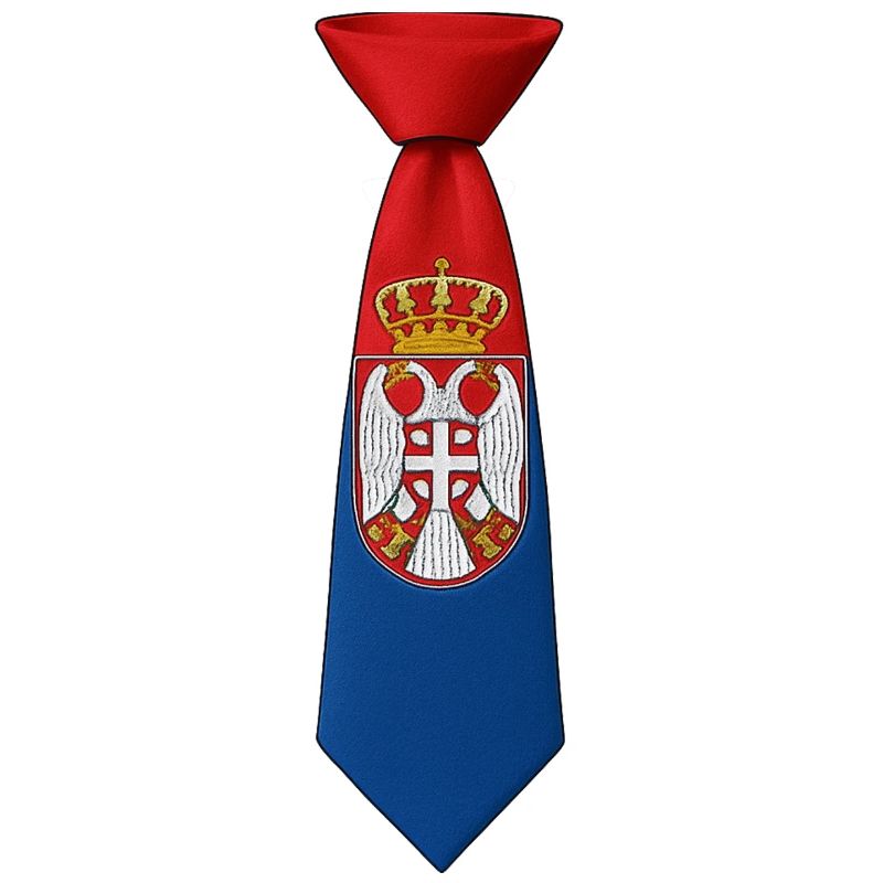Cravate Serbie – Conception du drapeau