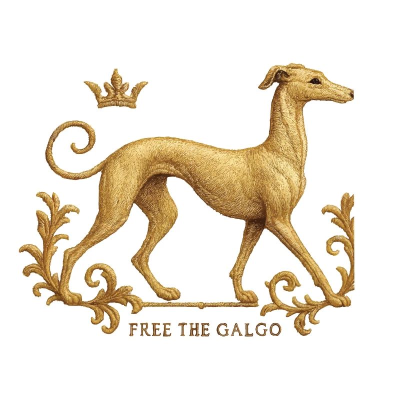 Libérez le Galgo - Broderie n°01
