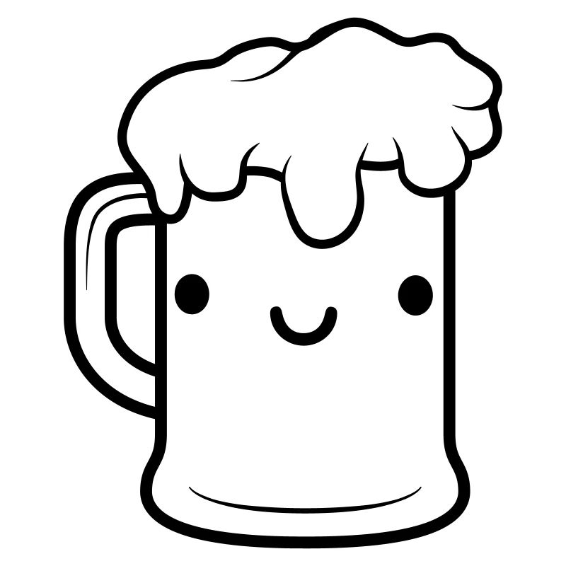Bière douce Face Maßkrug