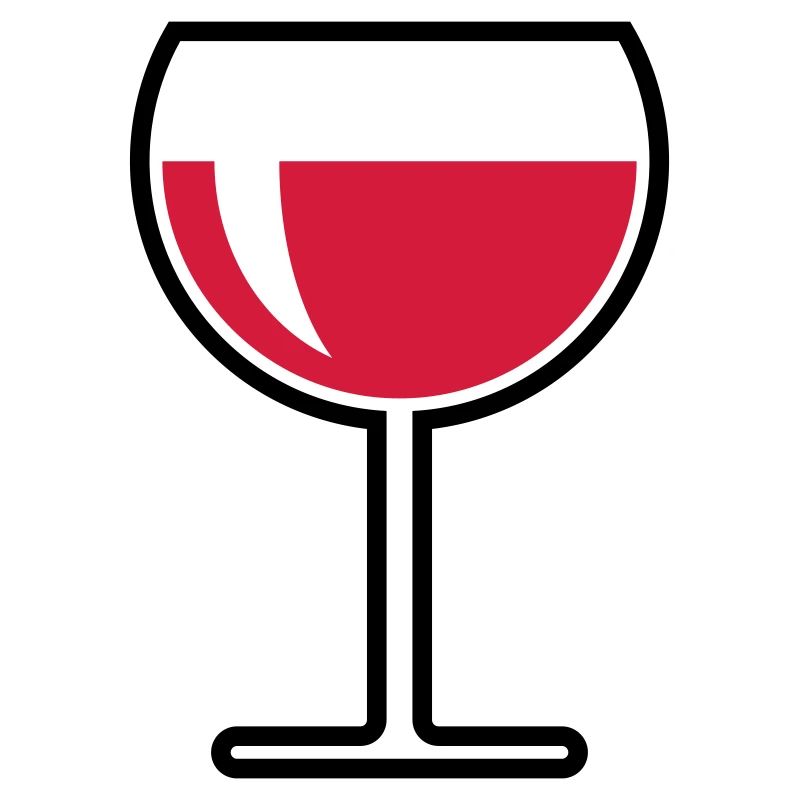 Rotweinglas Rund Zu (Rotwein / Wein / 2C)