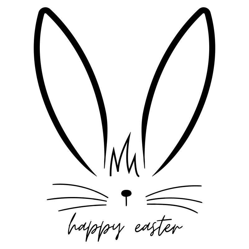 Minimal Bunny - Joyeuses Pâques