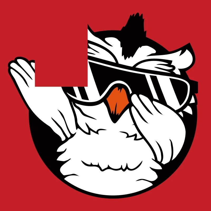 Eule Dabbing Dab Dance Pose Geste Sonnenbrille süß
