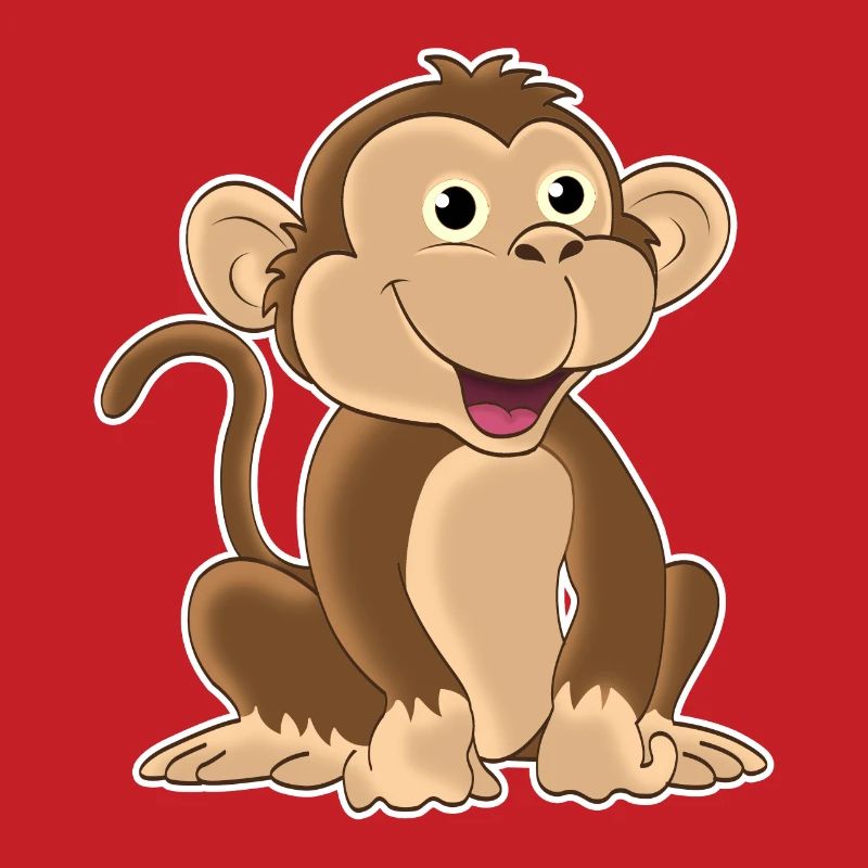 funny monkey - design