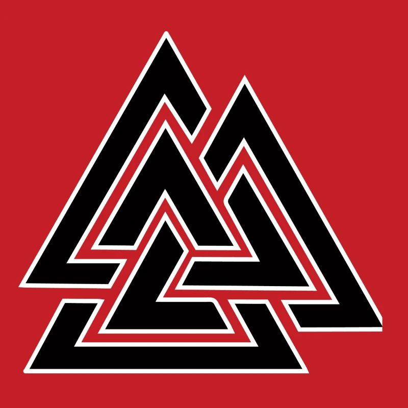 Triangular intertwined pattern