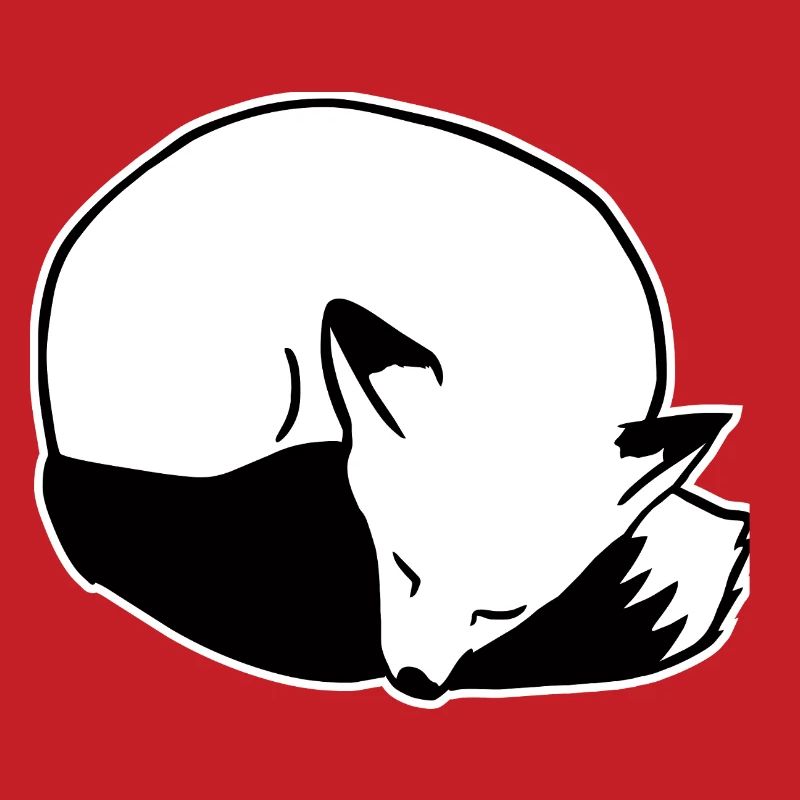 Fox Sleeping: Cute, Kawaii & Comic Style