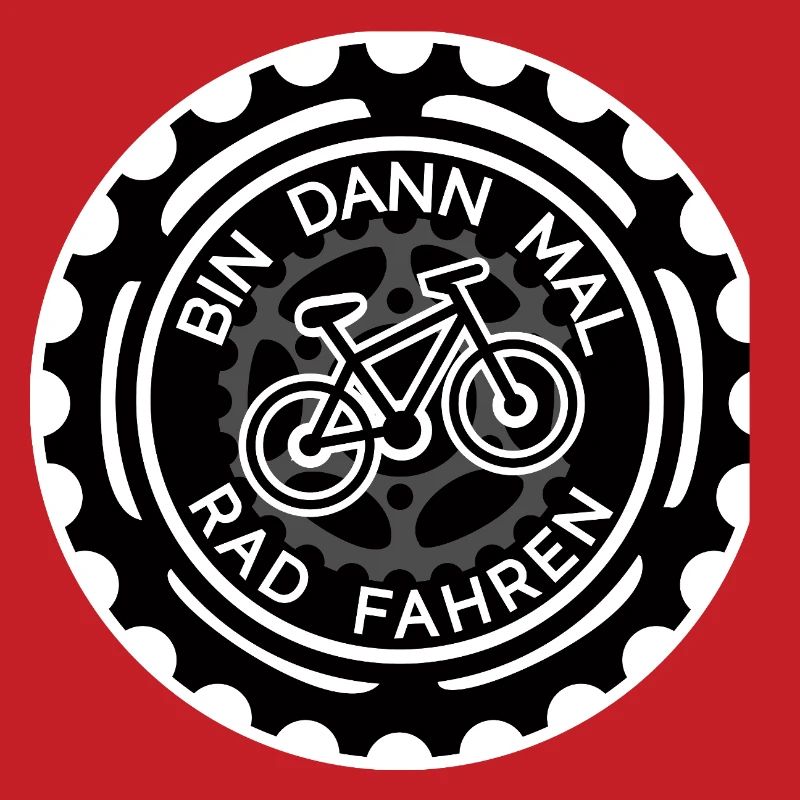 Bin dann mal Radfahren - Conception de logo de VTT