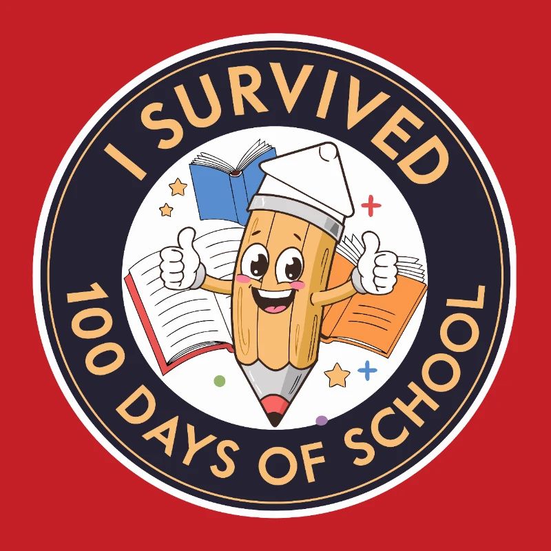 Überlebte 100 Tage Schule