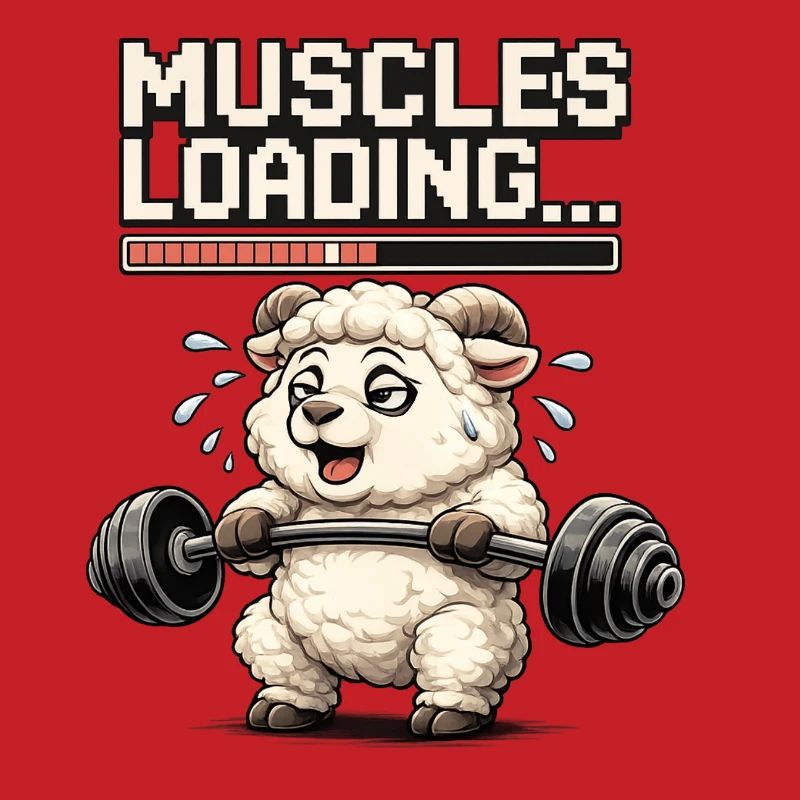 Muscle-loading lamb during strength training