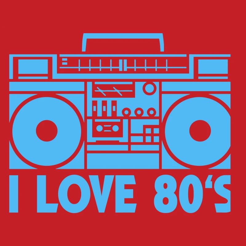 80er Boombox Statement