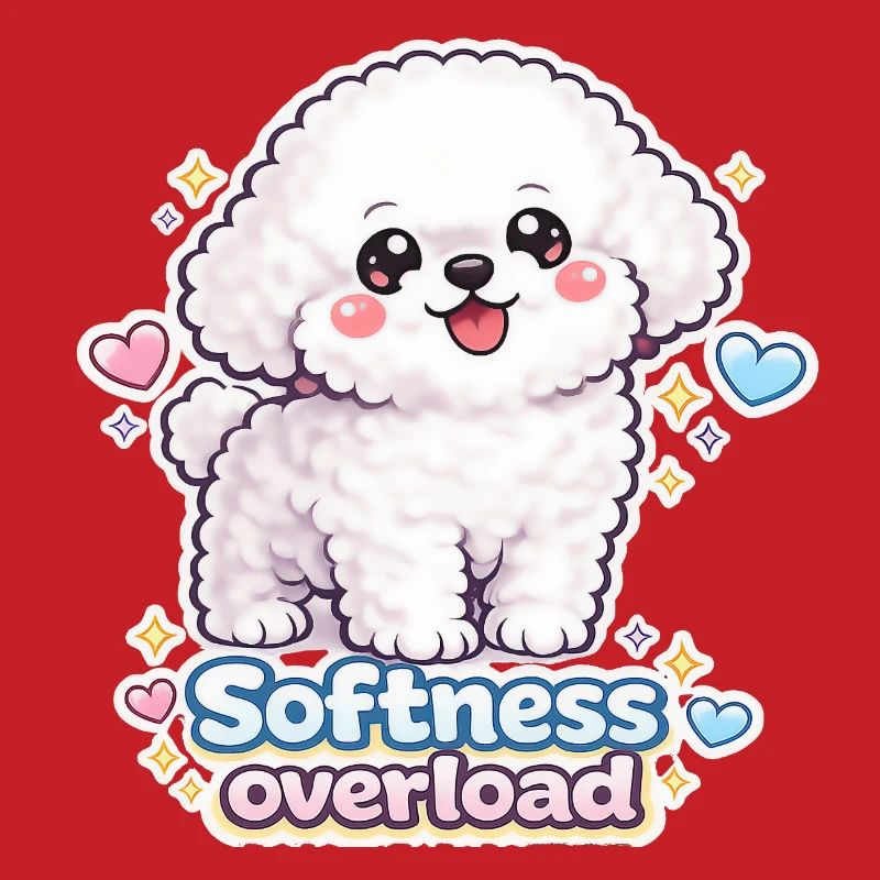Surcharge de douceur - Design de chien Bichon mignon